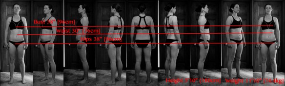 And my grand total weight-loss over 19 weeks of training is 3.8kg…I'm just a lot denser!